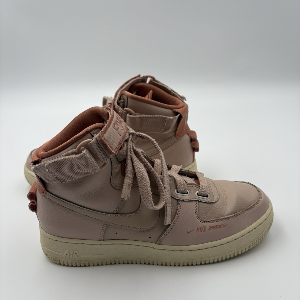 Nike Air Force 1 High Utility Particle Beige Women's 9.5 AJ7311-200 Pink AF1